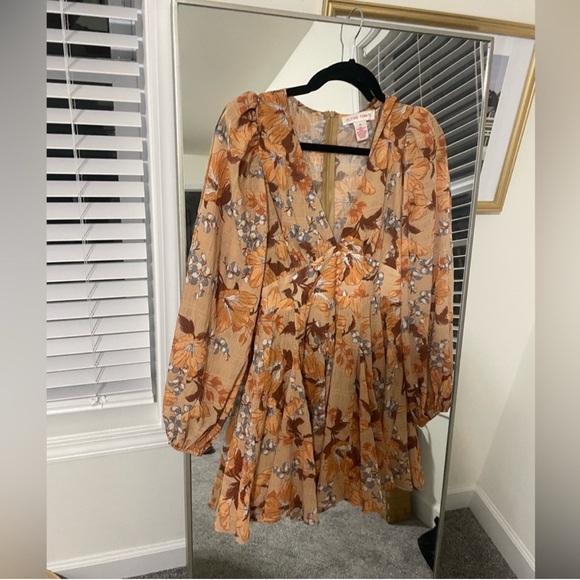 Thanksgiving/Autumnal mini long sleeve dress - Picture 6 of 7